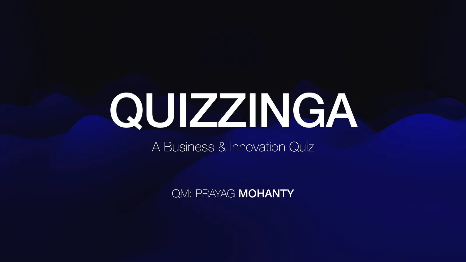 Slide 1 of Quizzinga - Biz & Innovation Quiz 2023