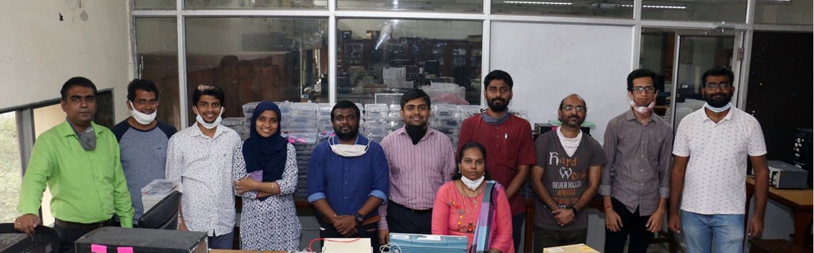 The WEL team who prepared and shipped the kits