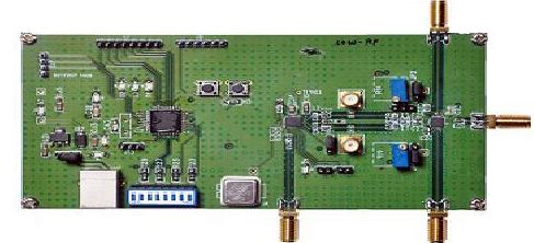 The IQ Modulator board, designed and built at WEL, is used throughout this course.